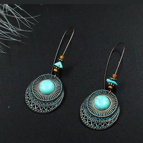 Unbranded Danalour Jewelry - Earings Womens With Simulate Turquoise Unbranded Danalour Jewelry - Earings Womens With Simulate Turquoise